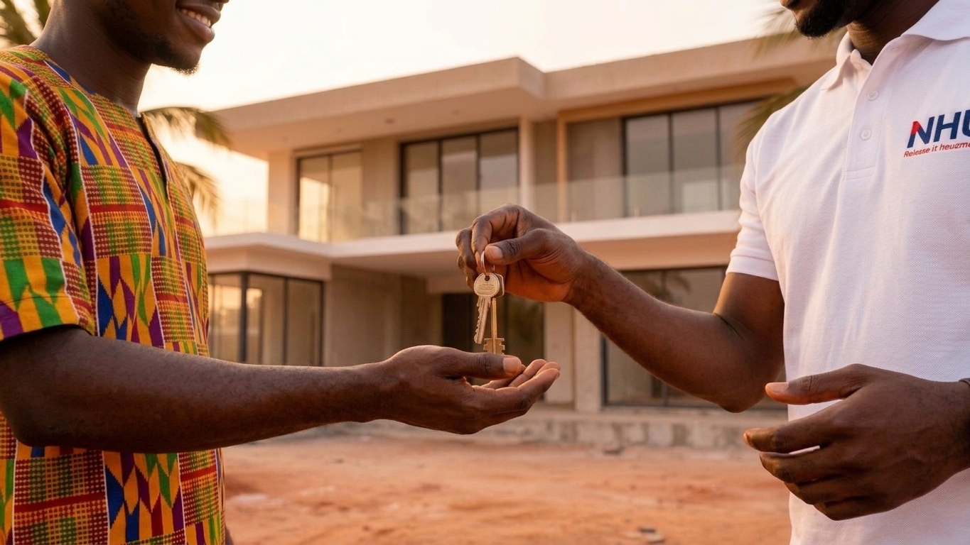 Remise des clés d'une villa NHUS 10.10.0 à Dakar