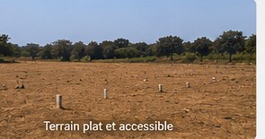 Terrain plat et accessible