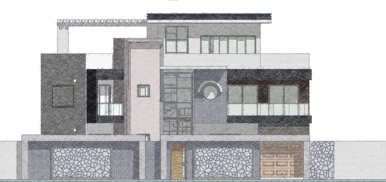 Villa — façade principale