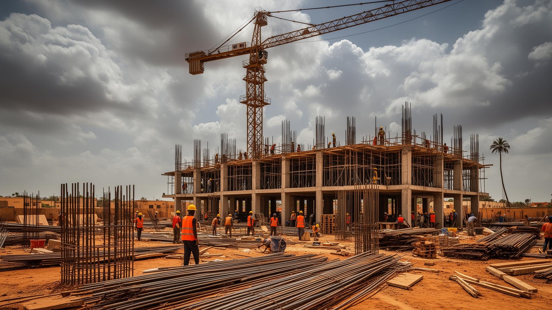 Génie civil — chantier NHUS